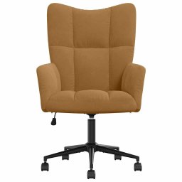 vidaXL Relaxstoel fluweel bruin