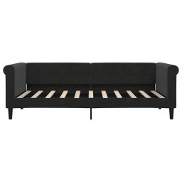 vidaXL Slaapbank 90x190 cm fluweel zwart