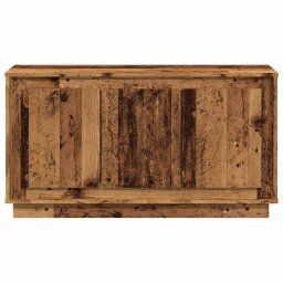 vidaXL Dressoir 102x35x55 cm bewerkt hout oud houtkleurig
