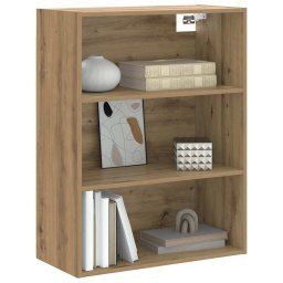 vidaXL Bovenkast 69,5x32,5x90 cm artisanaal eikenkleur