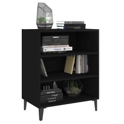 vidaXL Dressoir 57x35x70 cm bewerkt hout zwart