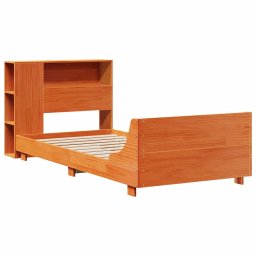 vidaXL Bedframe zonder matras massief grenenhout wasbruin 100x200 cm