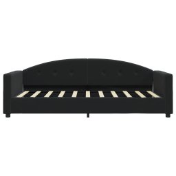 vidaXL Slaapbank 80x200 cm fluweel zwart