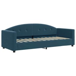 vidaXL Slaapbank met matras 80x200 cm fluweel blauw