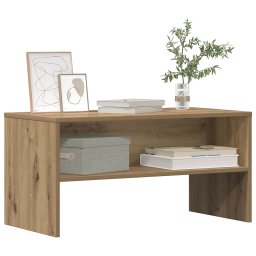 vidaXL Tv-meubel 80x40x40 cm bewerkt hout artisanaal eikenkleur