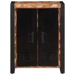 vidaXL Dressoir 55x35x70 cm massief gerecycled hout meerkleurig