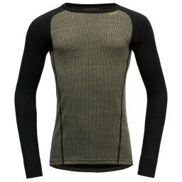 DEVOLD Duo Active Merino 205 Shirt Man lichen/caviar - Ondergoed L