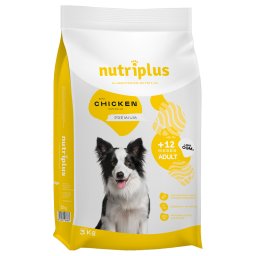3kg Nutriplus Adult Dog met kip droogvoer