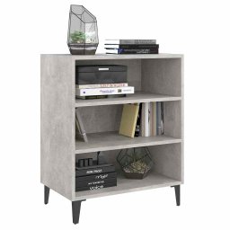 vidaXL Dressoir 57x35x70 cm bewerkt hout betongrijs