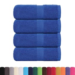 vidaXL Gastendoekjes FROGN 4 st 30x50 cm 360 g/m² blauw