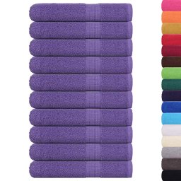 vidaXL Saunahanddoeken FROGN 10 st 80x200 cm 360 g/m² paars
