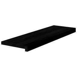 vidaXL Traptreden 8 st 80x30x2 cm massief eikenhout bruin-zwart