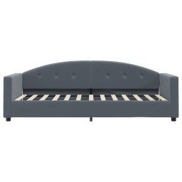 vidaXL Slaapbank 80x200 cm fluweel donkergrijs