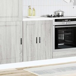 vidaXL Onderkast "Porto" bewerkt hout grijs sonoma eiken