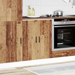vidaXL Onderkast "Porto" bewerkt hout oud houtkleurig