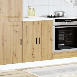 vidaXL Onderkast "Porto" bewerkt hout artisanaal eikenkleur