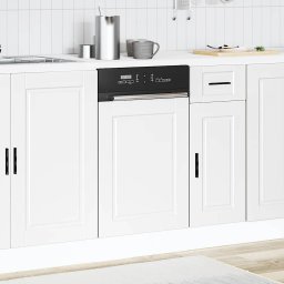 vidaXL Vaatwaspaneel Porto 45x1,5x57 cm bewerkt hout wit