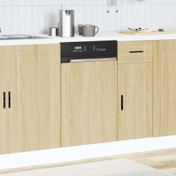 vidaXL Vaatwaspaneel Porto 45x1,5x57 cm bewerkt hout sonoma eikenkleur