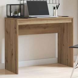 vidaXL Bureau 90x40x72 cm bewerkt hout artisanaal eikenkleur