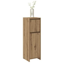vidaXL Badkamerkast 30x30x95 cm bewerkt hout artisanaal eikenkleur