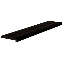 vidaXL Traptreden 12 st 120x25x2 cm massief eikenhout bruin-zwart