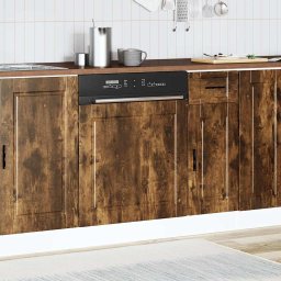 vidaXL Vaatwaspaneel Porto 60x1,5x57 cm bewerkt hout gerookt eiken
