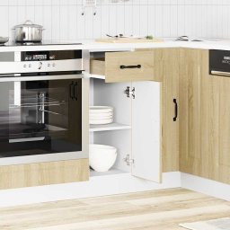 vidaXL Onderkast Kalmar bewerkt hout sonoma eikenkleurig