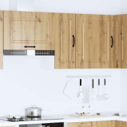 vidaXL Keukenbovenkast Kalmar bewerkt hout artisanaal eikenkleur