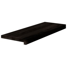 vidaXL Traptreden 16 st 70x25x2 cm massief eikenhout bruin-zwart