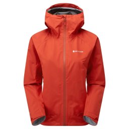 Montane W Spirit saffron red windjack S
