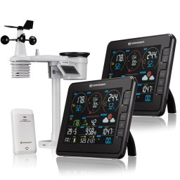Bresser profi WLAN Weercenter 7-in-1 met 2 Basisstations, Lichtintensi