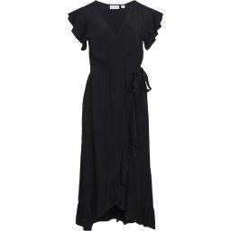 VILA - Maat 40 - VIFINI WRAP S/S LONG DRESS NOOS Dames Jurk