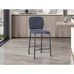 Barkruk ORELIA donkergrijs