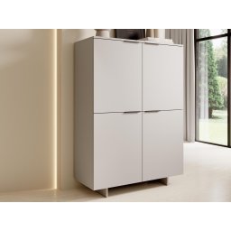 Hoge commode CALLISTO 4 deuren kasjmier