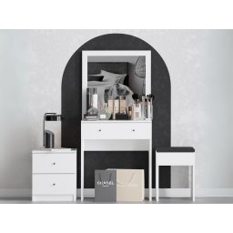 Make-up tafel set NIPALOU wit