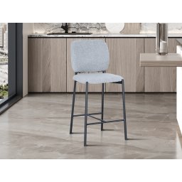 Barkruk ORELIA lichtgrijs