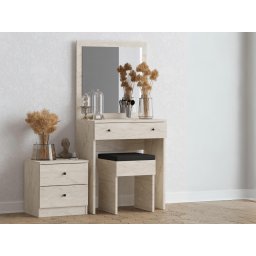 Make-up tafel set NIPALOU travertijn