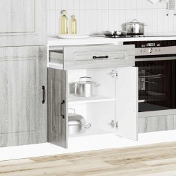 vidaXL Onderkast Kalmar bewerkt hout grijs sonoma eiken