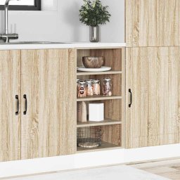 vidaXL Onderkast Riga 40x44,5x81,5 cm bewerkt hout sonoma eikenkleurig