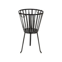 Stalen vuurkorf diameter 35cm met handvaten