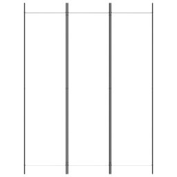 vidaXL Kamerscherm met 3 panelen 150x200 cm stof wit