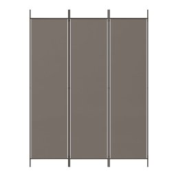 vidaXL Kamerscherm met 3 panelen 150x200 cm stof antracietkleurig