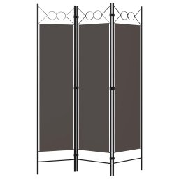 vidaXL Kamerscherm met 3 panelen 120x180 cm antraciet