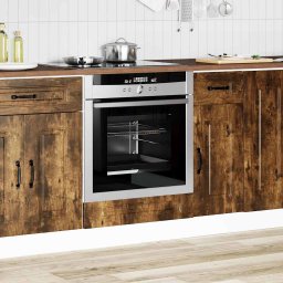 vidaXL Ovenkast Kalmar bewerkt hout gerookt eikenkleurig