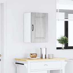 vidaXL Keukenbovenkast Kalmar bewerkt hout grijs sonoma eiken