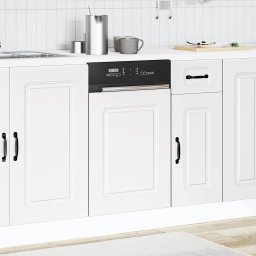 vidaXL Vaatwaspaneel Kalmar 45x1,5x57 cm bewerkt hout wit