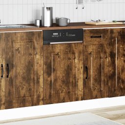 vidaXL Vaatwaspaneel Kalmar 45x1,5x57 cm bewerkt hout gerookt eiken