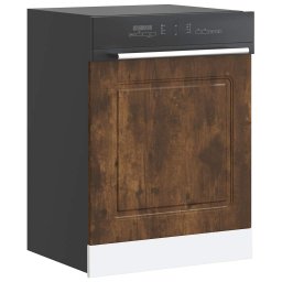 vidaXL Vaatwaspaneel Kalmar 60x1,5x57 cm bewerkt hout gerookt eiken