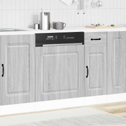 vidaXL Vaatwaspaneel Kalmar 60x1,5x57 cm bewerkt hout grijs sonoma