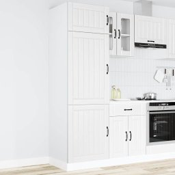 vidaXL Keukenkast Lucca bewerkt hout wit